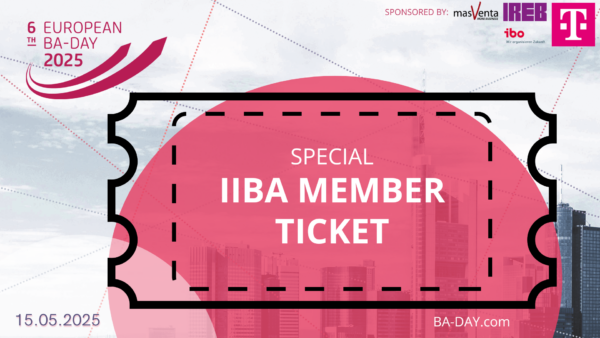 BA-DAY 2025 IIBA Member Session Day Ticket - 199 EUR