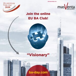 EU BA Day - European Business Analysis Day - Early Bird (Visionary) - Register Now - 1x1
